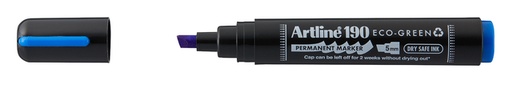[1438846] Permanent marker Artline 190  Dry Safe Eco schuin 2-5mm blauw