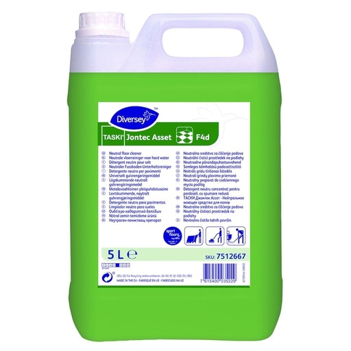 [1439002] Vloerreiniger Taski Jontec Asset F4d neutraal 5 Liter