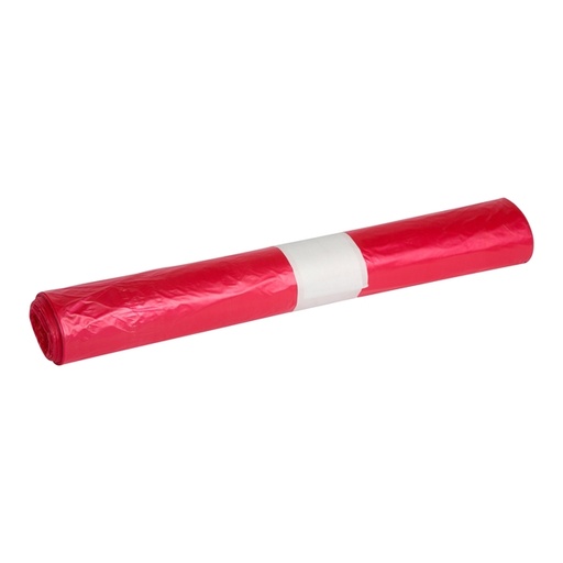 [1439126] Afvalzak Propsac HDPE T25 70x110cm 120L rood rol à 20 stuks