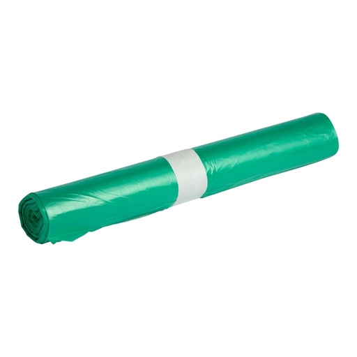 [1439131] Sac poubelle Propsac HDPE T23 58x100cm 70L vert rouleau de 25 pièces