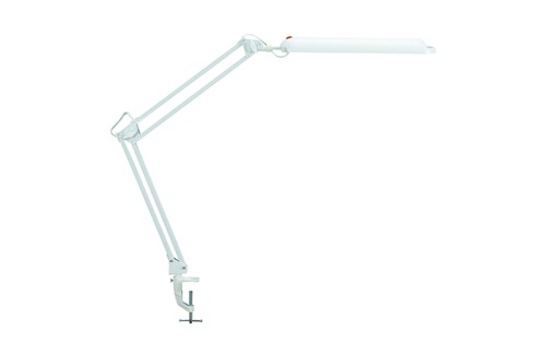 [1439161] Lampe de bureau MAULatlantic LED avec pince blanc