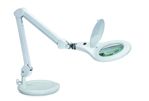 [1439178] Loeplamp MAUL Makro LED met voet lens 144 cm2 wit