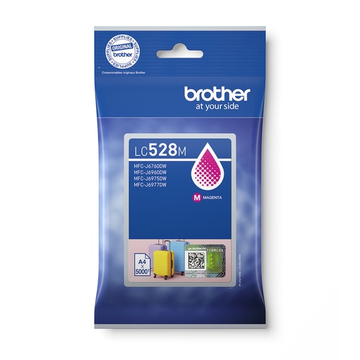 [1439243] Cartouche d'encre Brother LC-528M rouge
