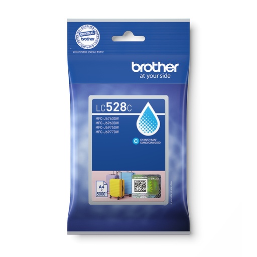 [1439245] Inktcartridge Brother LC-528C blauw