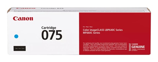 [1439260] Cartouche Toner Canon 075C bleu