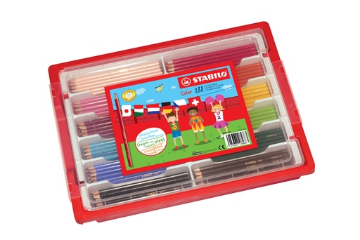 [1439309] Crayon de couleur STABILO Color assorti 288 pièces