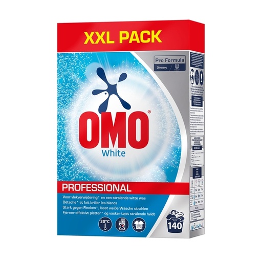 [1436673] Lessive en poudre Omo Pro Formula Blanc 7kg 140 lessives