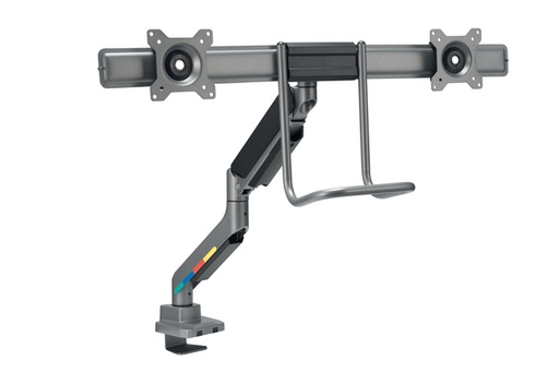 [1436706] Monitorarm Kensington SmartFit dubbel dwarsbalk en handgreep