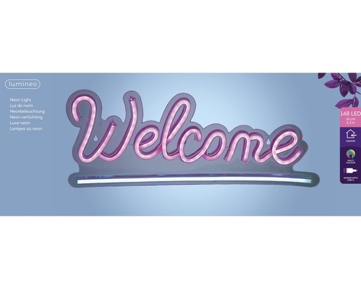 [1466243] Ledbord Lumineo indoor USB neon Welcome