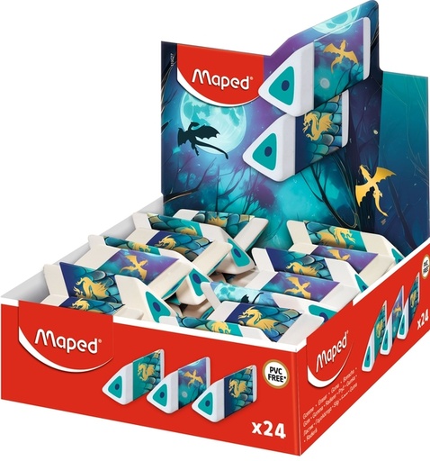 [1466457] Gum Maped Dragon display à 24 kleuren assorti