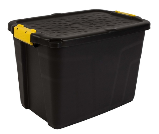 [1466063] Opbergbox Bankers Box 60L met handgrepen robuust zwart