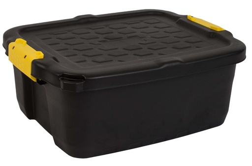 [1466067] Opbergbox Bankers Box 24 liter met handgrepen robuust zwart