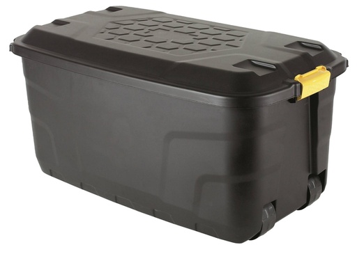 [1466071] Opbergbox Bankers Box 110L met wielen robuust zwart