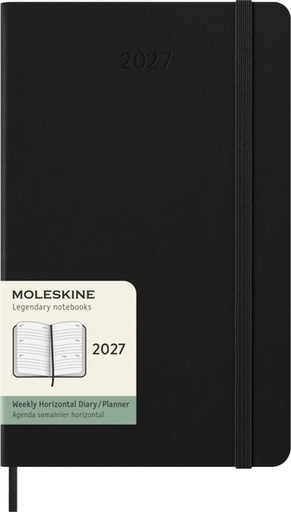 [1466006] Agenda 2027 Moleskine 12M Planner Weekly 7dagen/2pagina's large hc black