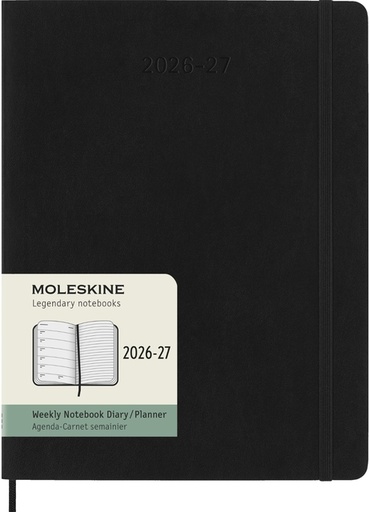 [1466045] Agenda 2027 Moleskine 18M Planner Weekly 7dagen/1pagina xl sc black