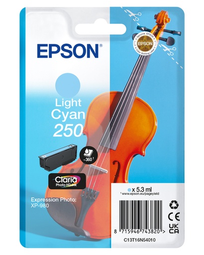 [1466135] Inktcartridge Epson 250 T16N54 licht blauw
