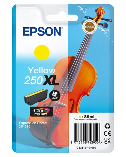 [1466143] Cartouche d'encre Epson 250XL T16P44 jaune