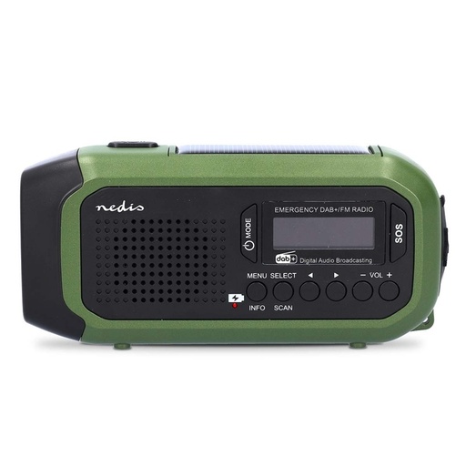 [1466351] Radio d'urgence Nedis DAB+ FM panneau solaire