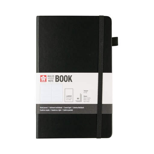 [1466151] Carnet de notes Sakura Pocket 130x210mm ligné couverture rigide cendre