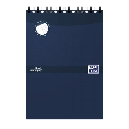 [1466451] Bloc-notes Task Manager journalier A5 70 feuilles bleu