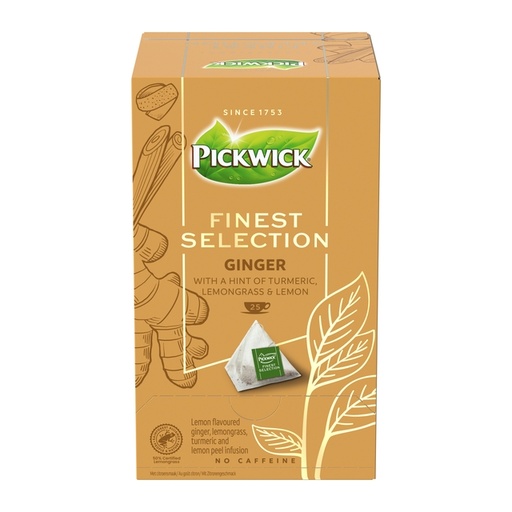 [1466988] Thee Pickwick Finest Selection ginger 25x2gr