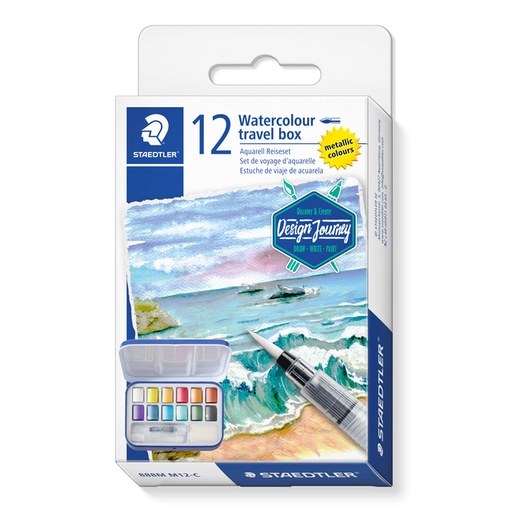 [1467205] Waterverf Staedtler Design Journey set à 12 kleuren