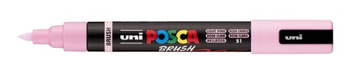[1467214] Paintmarker Uni POSCA PC-5BR brushpunt medium lichtroze
