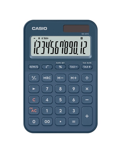 [1467463] Rekenmachine Casio MS-20YC-NY blauw