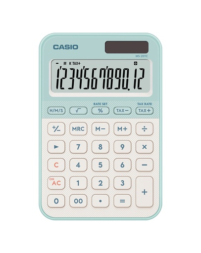 [1467464] Calculatrice Casio MS-20YC-LG vert