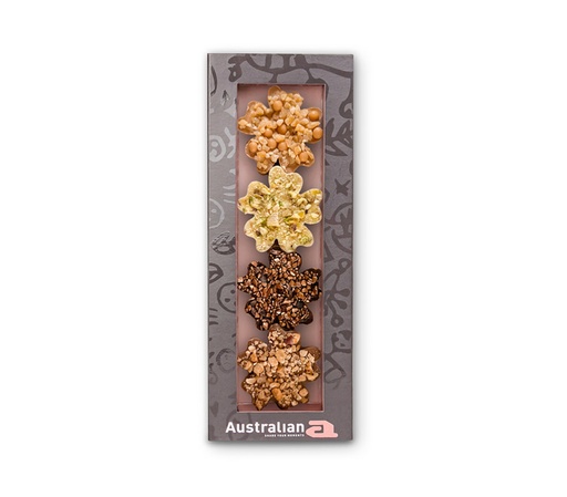 [1467472] Chocolat Australian fleurs boîte 4 pièces