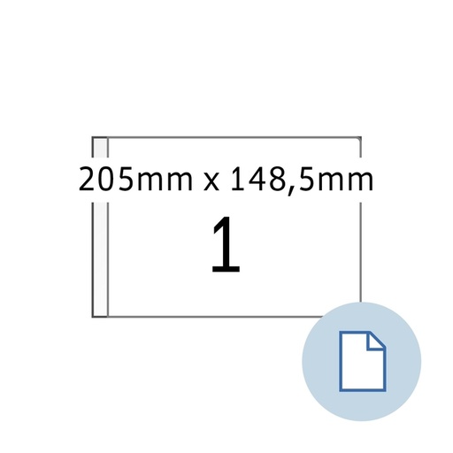[1467688] Etiket HERMA 8493 A5 EXPR 1.000 205x148.5mm wit 1000 stuks