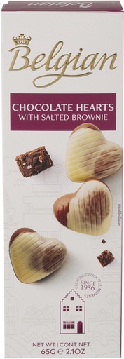 [1467860] Chocolat The Belgian cœurs brownies salés 65g