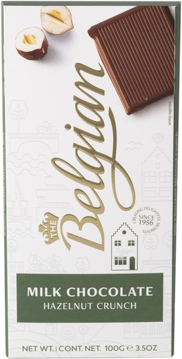 [1467862] Chocolat The Belgian lait noisette barre 100g