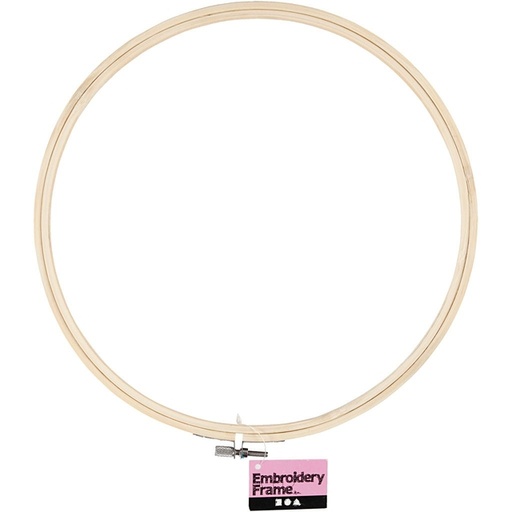 [1467903] Borduurframe Creativ Company rond 25cm hout