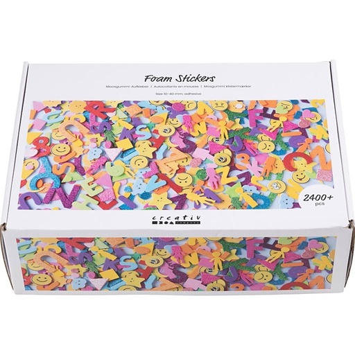 [1467912] Foamstickers Creativ diverse vormen zelfklevend doos à 2640st assorti