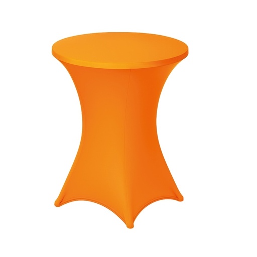 [1468049] Housse BRASQ pour table haute 80cm orange