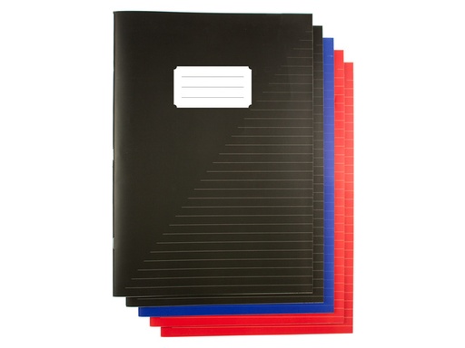 [1468055] Cahier Kangaro A4 ligné 80 pages 60g assorti lot 5 pièces