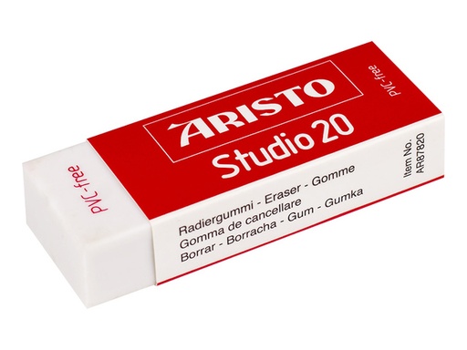 [1468104] Gomme Aristo Studio 20 blanc