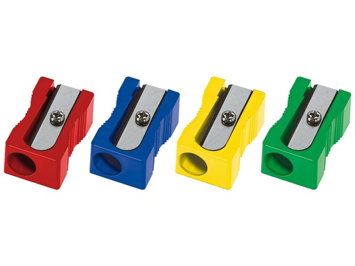 [1468120] Taille-crayon Westcott simple plastique assorti 20 pièces