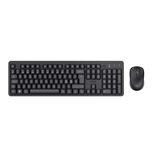[1468138] Toetsenbord en muis Trust TKM-360 draadloos zwart QWERTY