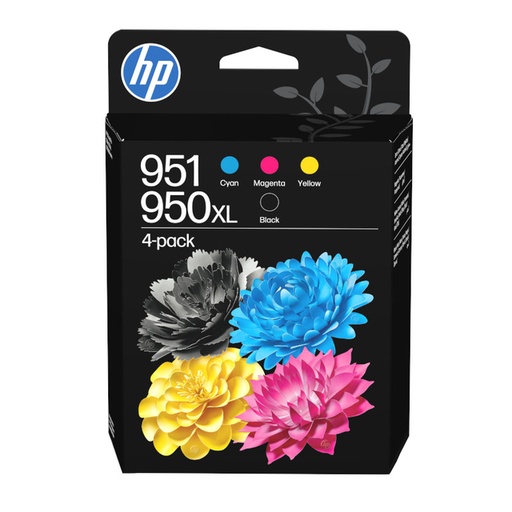 [1468147] Cartouche d'encre HP C3WK1AE 950XL/951 noir + 3 couleurs