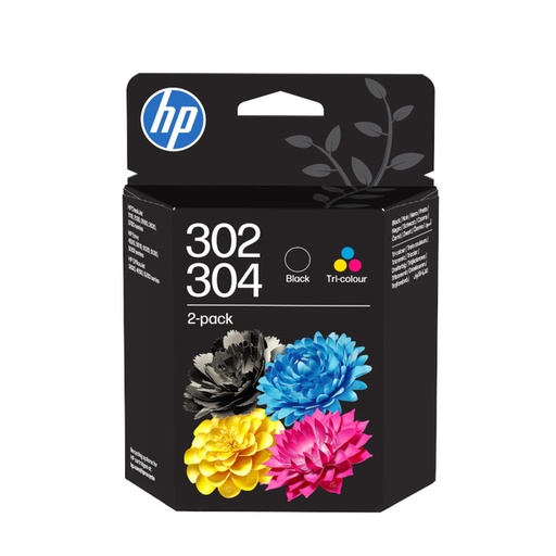 [1468148] Cartouche d'encre HP B82L1AE 302/ 304 noir + couleur