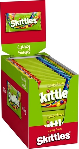 [1468171] Snoep Skittles crazy sour doos 36 stuks