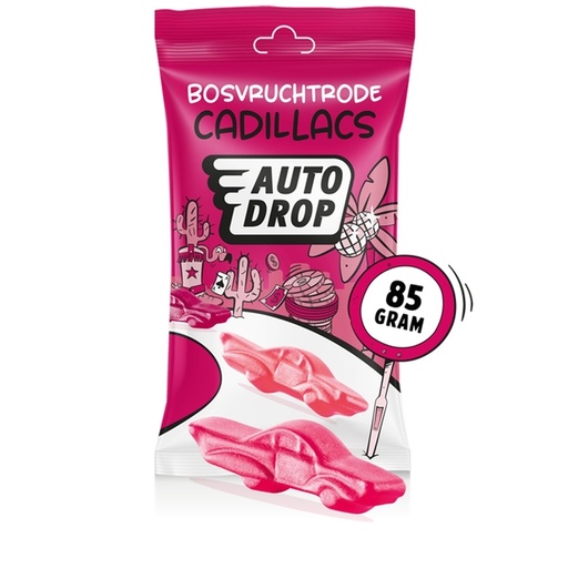 [1438942] Autodrop rode Cadillacs zak 85 gram