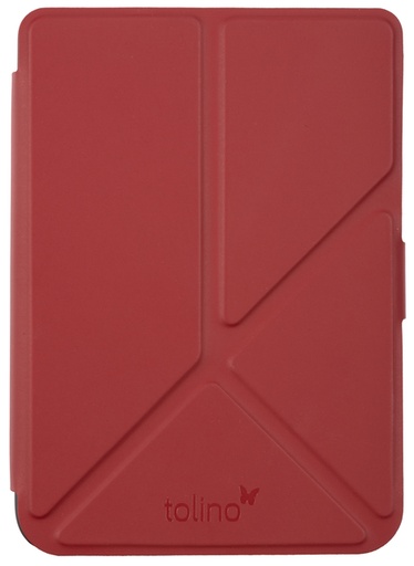 [1468373] Housse de protection liseuse Tolino Shine Origami rouge
