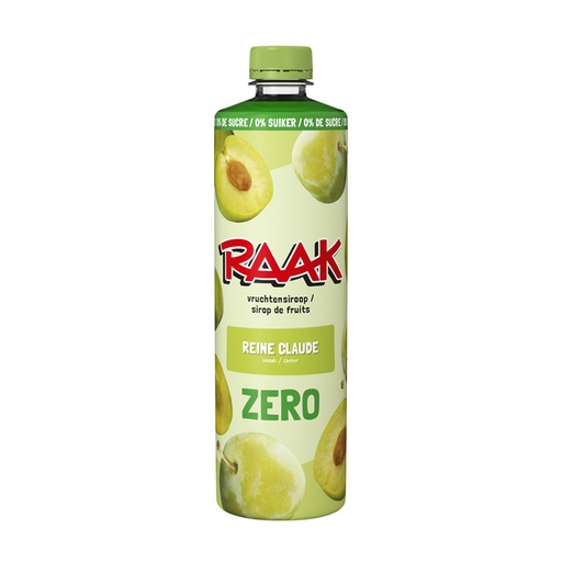 [1468505] Sirop RAAK reine claude sans sucre 750ml