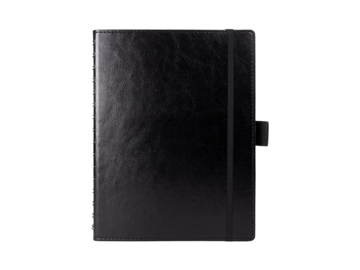 [1467810] Carnet de notes Multo Hannibal A5 noir similicuir