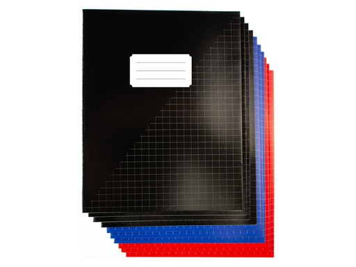 [1467814] Schrift Kangaro A5 ruit 10mm 80 pagina's 60 gram assorti 10 stuks