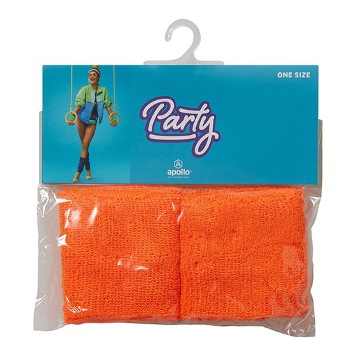 [1468587] Polsband neon oranje (2st)