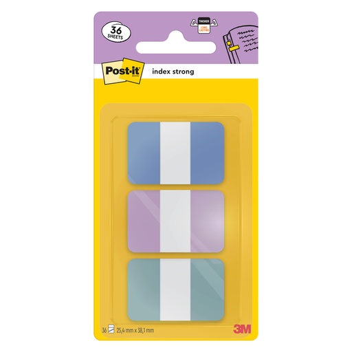 [1468614] Indextabs Post-it 686-3COAST 25,4x38,1mm Strong 36 tabs